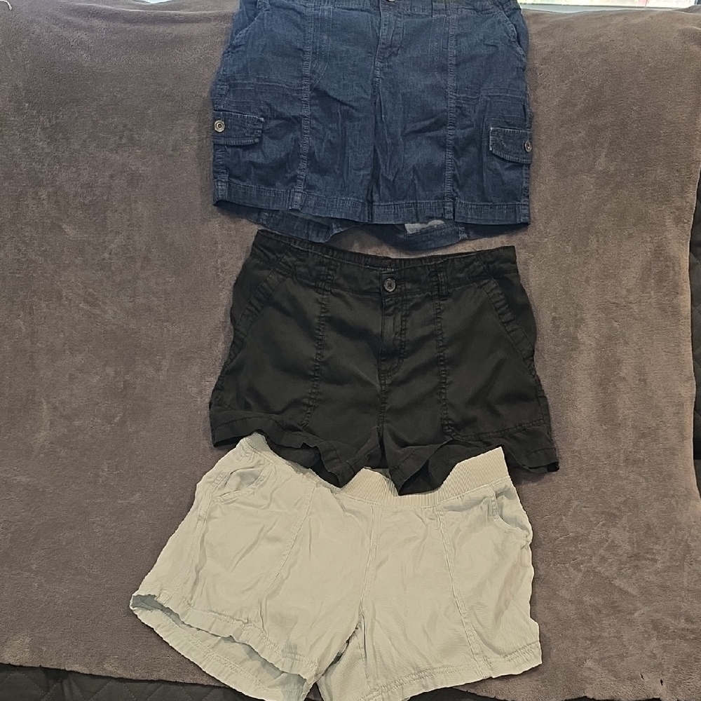 SONOMA SOCIAL STANDARD STYLE & CO High Waist Women's Shorts BUNDLE - Picture 3 of 13